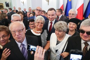 Wiele osób chciało mieć zdjęcie z Prezydentem.