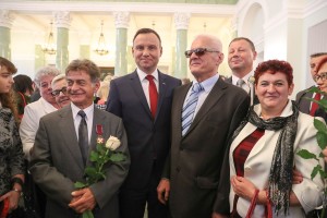 Goście z Prezydentem RP.