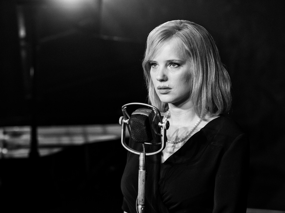 Joanna Kulig na planie "Zimnej wojny".