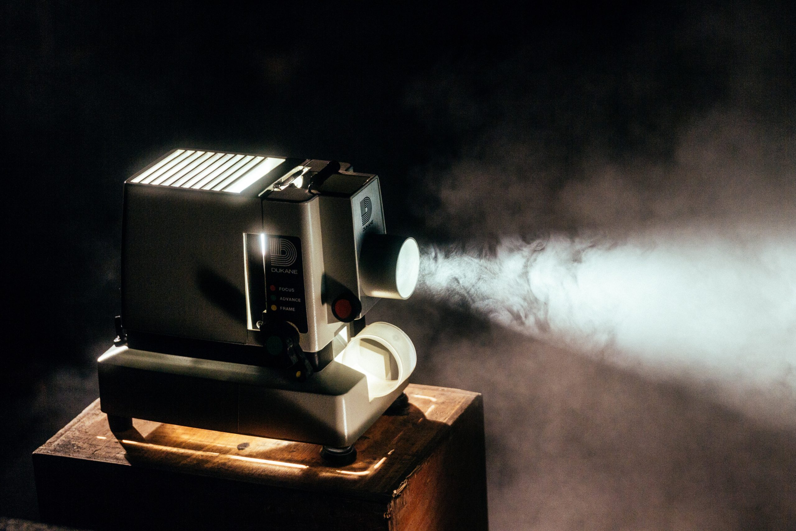 Projektor filmowy.