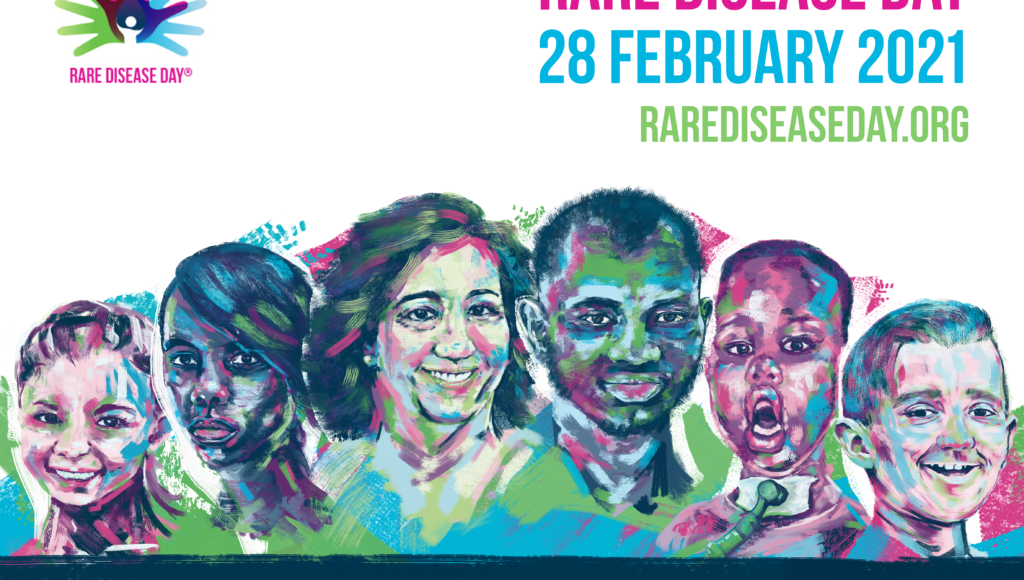 Plakat Światowego Dnia Chorób Rzadkich