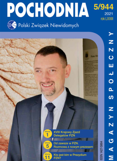 Na okładce Andrzej Brzeziński, nowy prezes PZN. Uśmiecha się do obiektywu