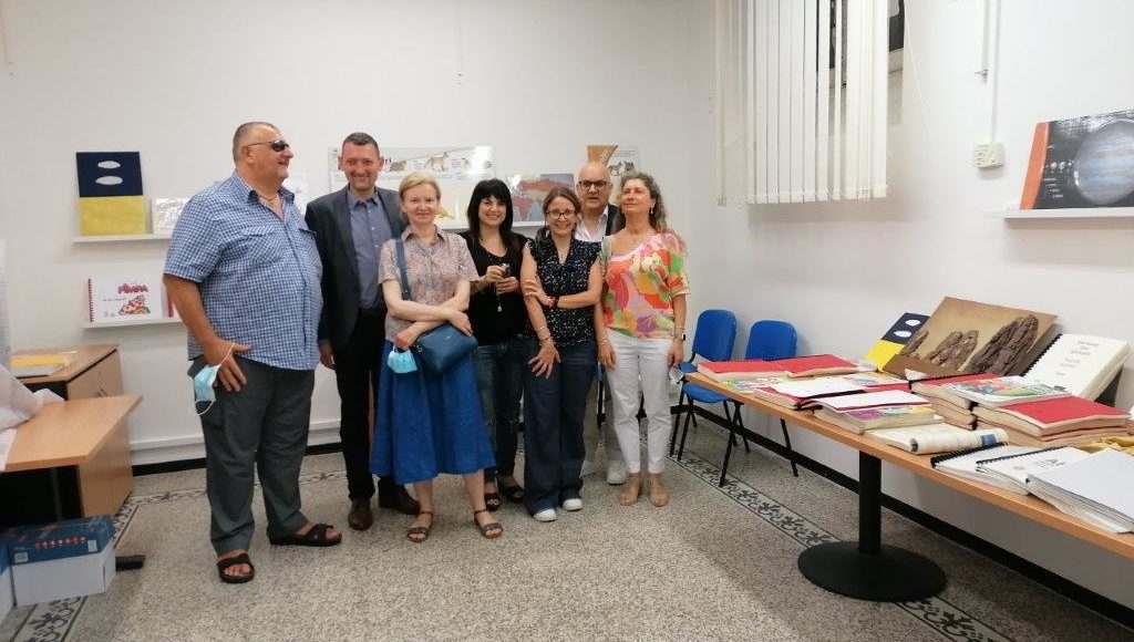 Uczestnicy spotkania w siedzibie Włoskiego Związku Niewidomych we Florencji