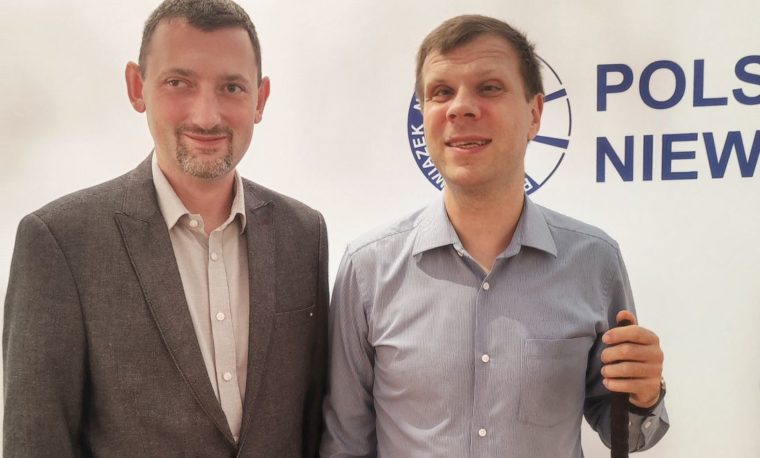 Na zdjęciu od lewej: Andrzej Brzeziński, prezes PZN oraz Lars Bosselmann, dyrektor wykonawczy EBU