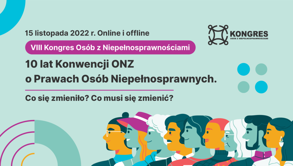 Plakat informacyjny kongresu