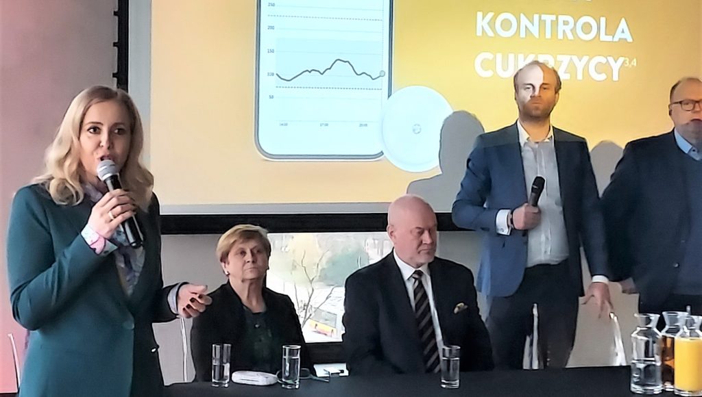 Prelegenci na spotkaniu prasowym