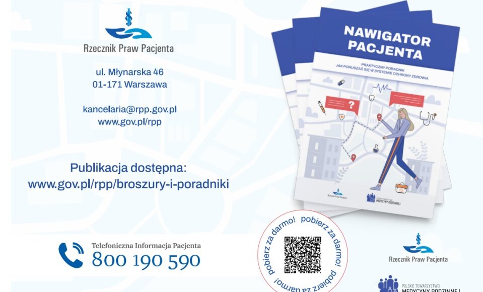 Grafika promująca "Nawigator pacjenta"