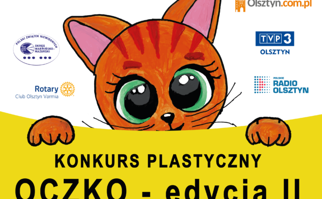 Warsztaty i konkurs plastyczny „Oczko” dla uczniów Plakat konkursu "Oczko".