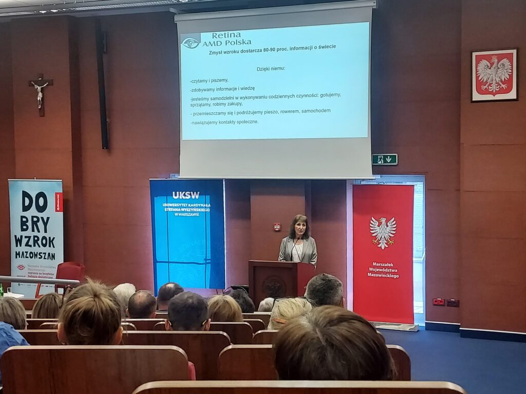 Małgorzata Pacholec, prezes Retina AMD mówi o sytuacji pacjentów tracących wzrok.