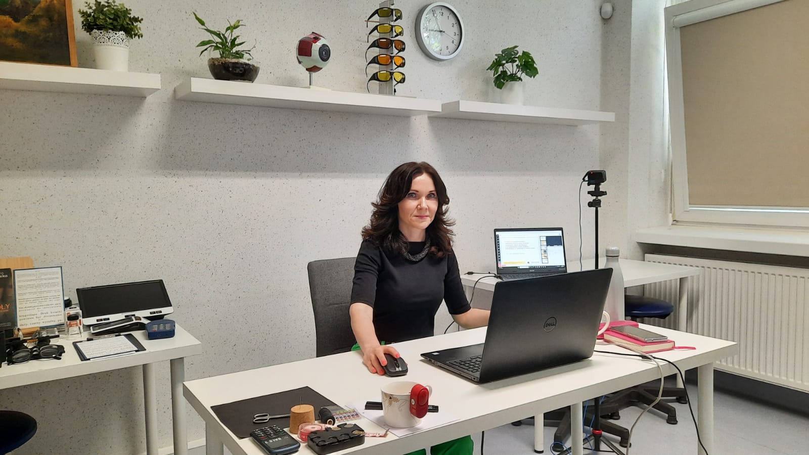 Dr Małgorzata Paplińska, specjalistka z Przychodni PZN, która prowadziła jeden z bloków szkoleniowych.