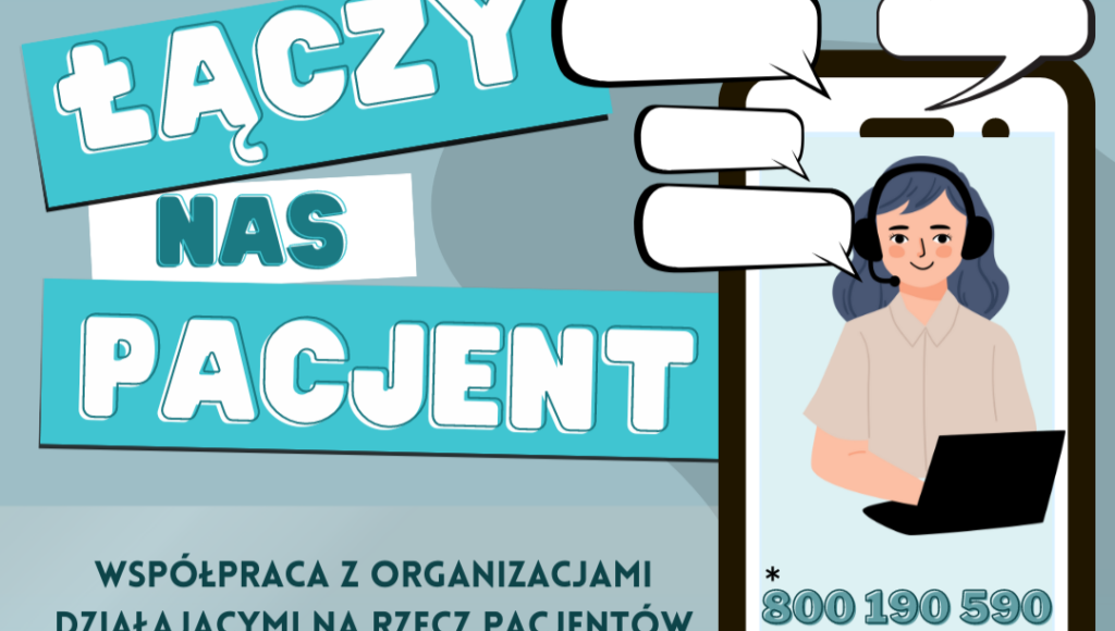 Grafika projektu "Łączy nas pacjent".