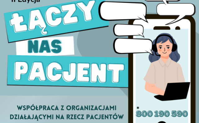 Grafika projektu "Łączy nas pacjent".