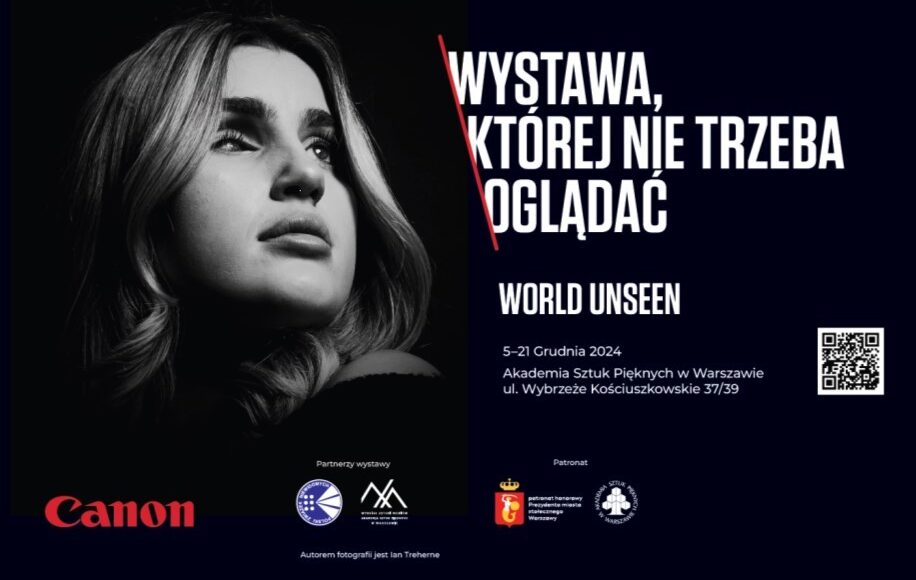 Plakat promujący wystawę World Unseen.