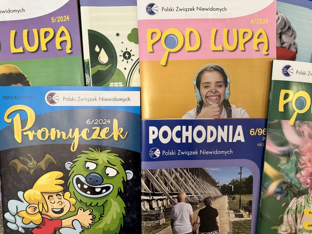 Okładki czasopism PZN wydawanych w 2024 r.