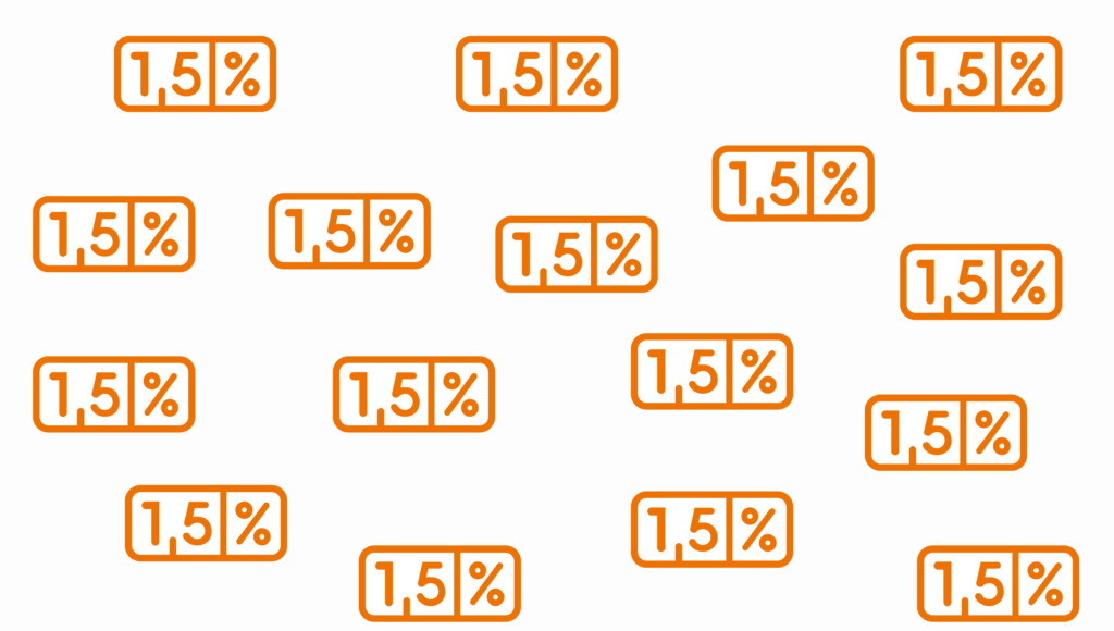 Znaczek 1/5%