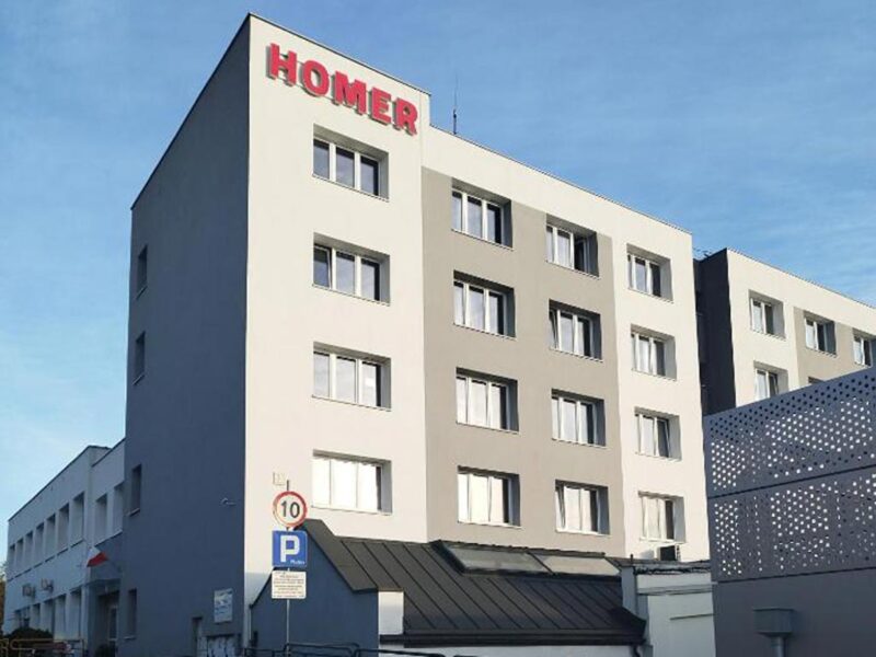 Budynek Ośrodka PZN Homer.