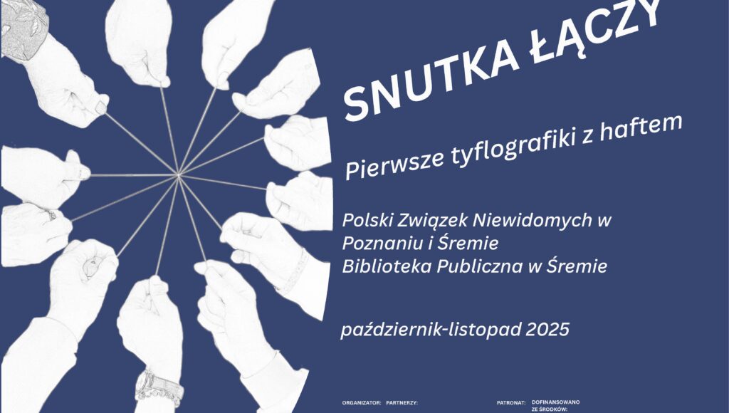 Plakat wystawy "Snutka łączy".