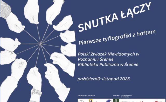 Plakat wystawy "Snutka łączy".