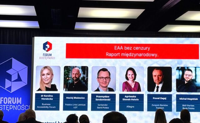 Dyskusja prowadzona na Forum Dostępności w Poznaniu.