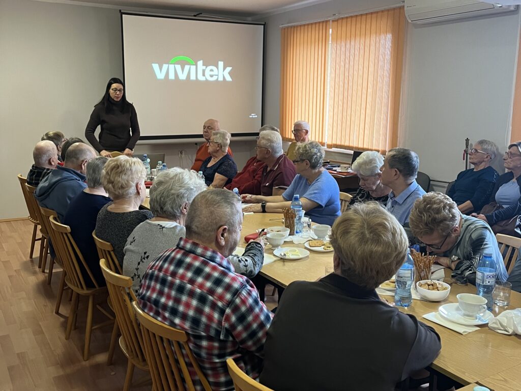 Zajęcia dla uczestników szkolenia dla diabetyków w Ośrodku PZN w Ciechocinku.