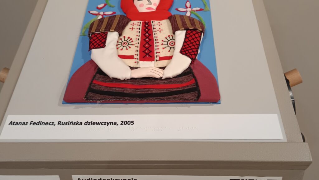 Tyflografika obrazu prezentowanego w Muzeum Etnograficznym w Warszawie.