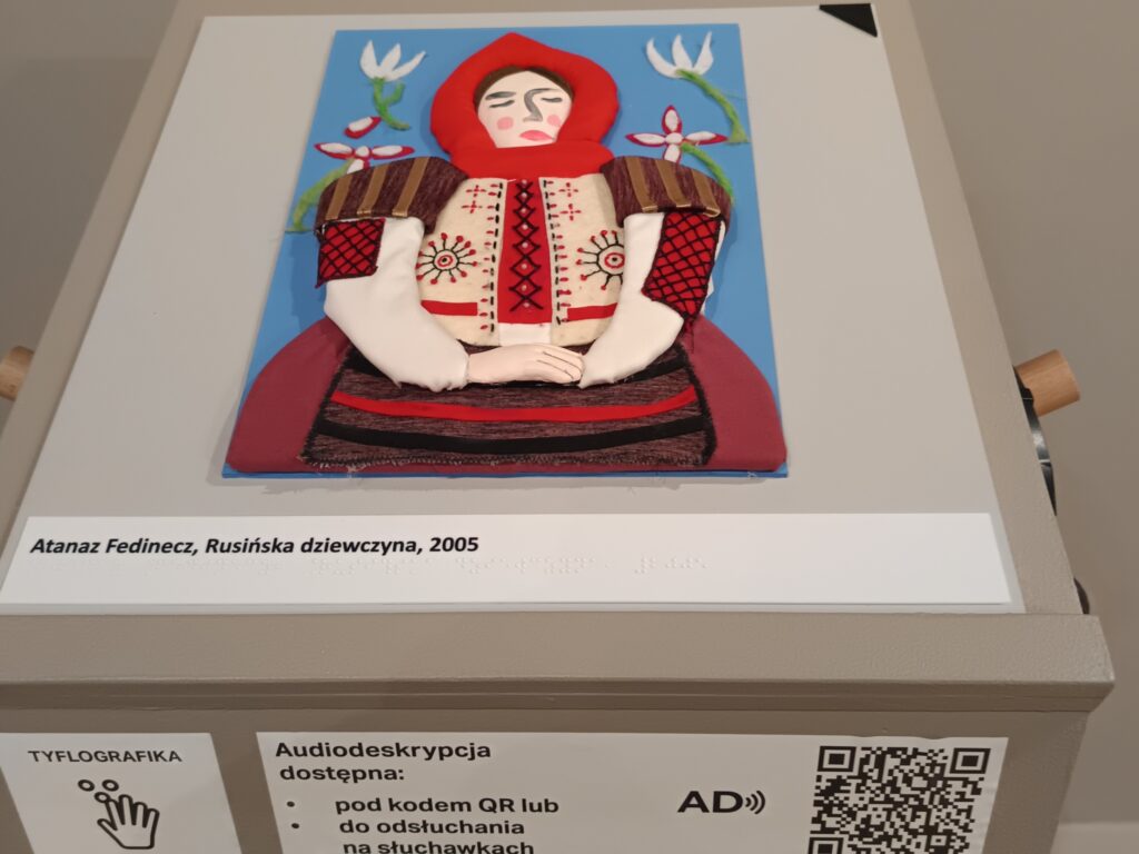 Tyflografika obrazu prezentowanego w Muzeum Etnograficznym w Warszawie.