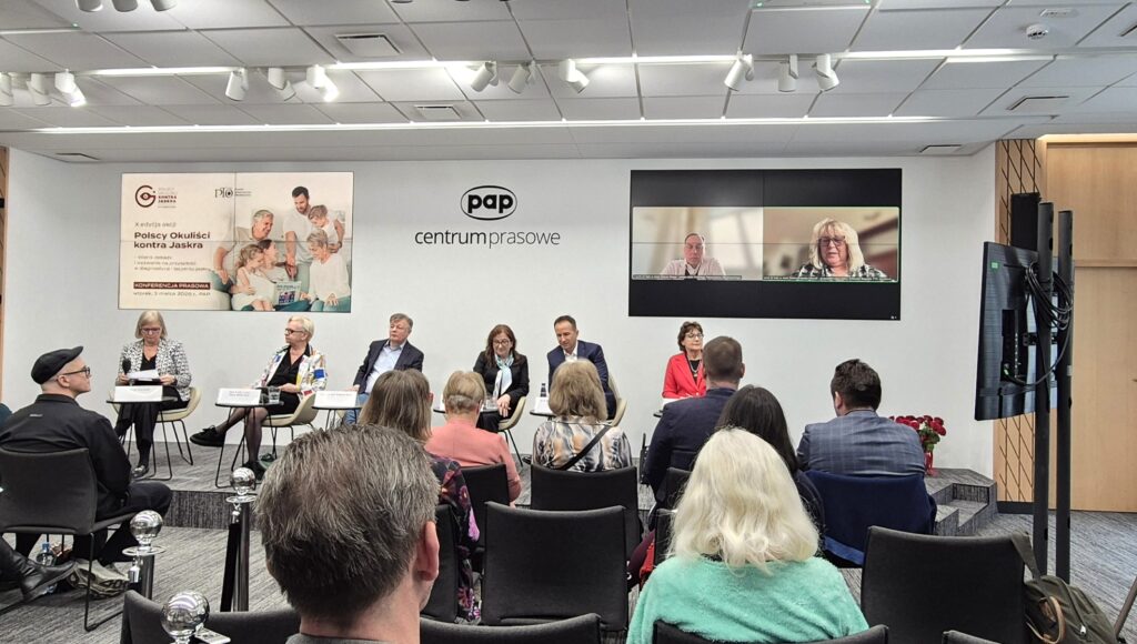 Uczestnicy konferencji "Polscy okuliści kontra jaskra".