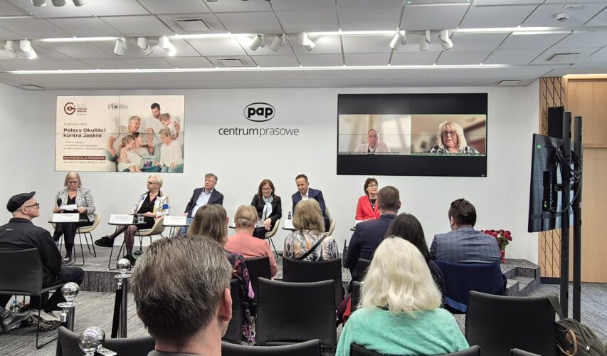 Uczestnicy konferencji "Polscy okuliści kontra jaskra".