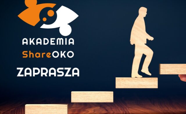 Plakat informacyjny Akademii ShareOKO,