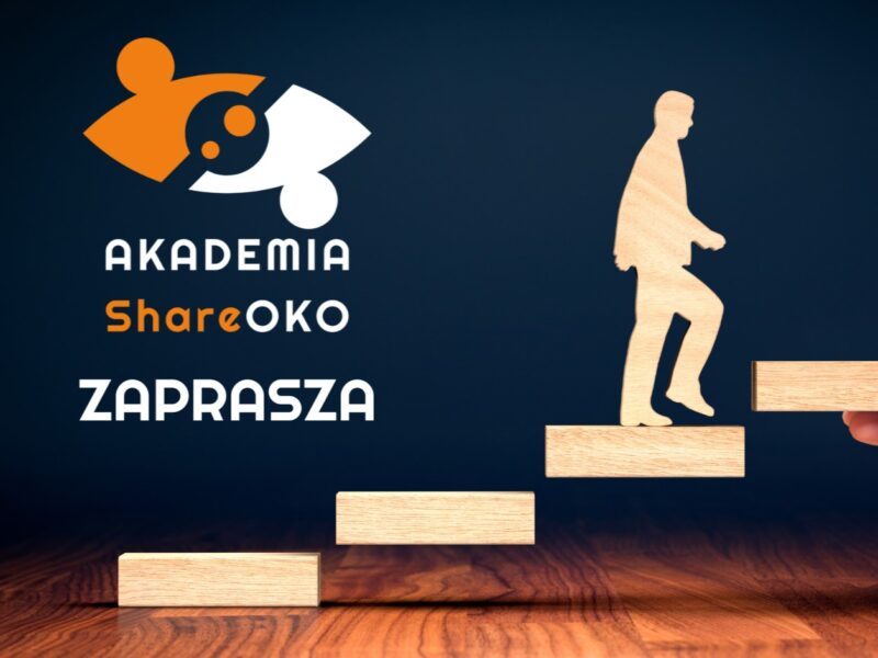 Plakat informacyjny Akademii ShareOKO,