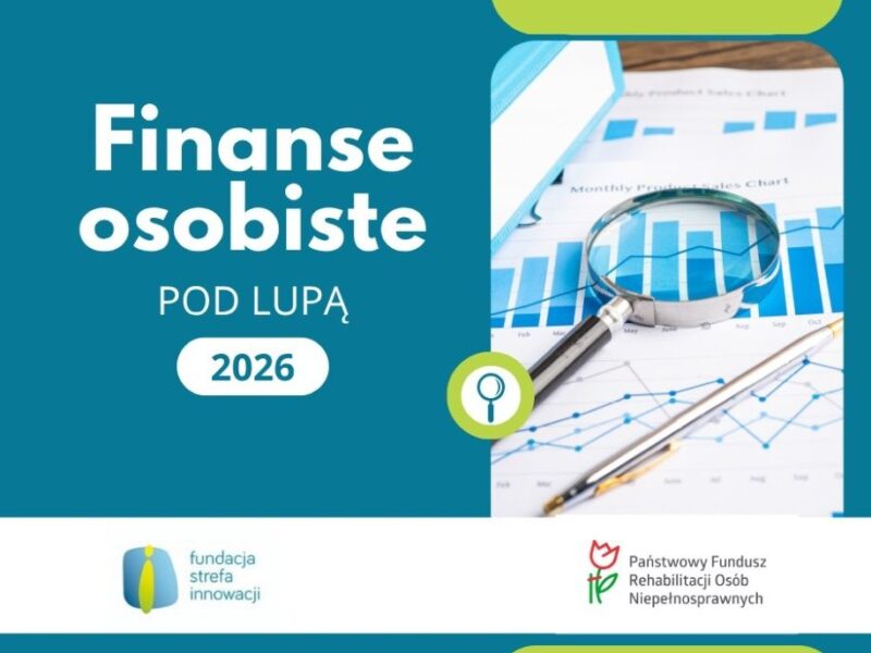 Plakat promujący projekt Finanse osobiste