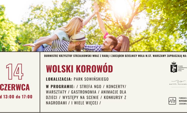 Plakat promujący Wolski Korowód