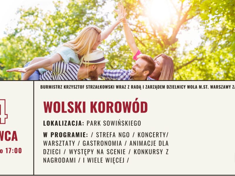 Plakat promujący Wolski Korowód