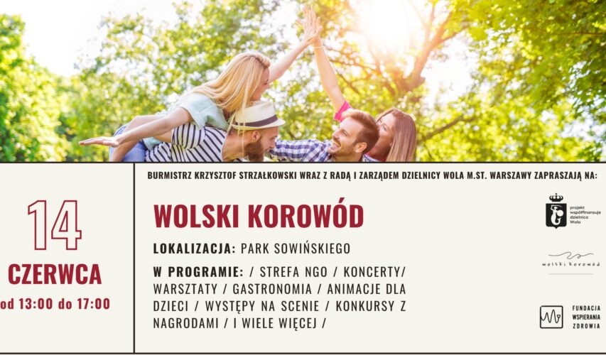 Plakat promujący Wolski Korowód