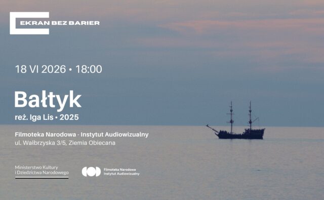 Plakat promocyjny filmu "Bałtyk".