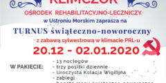 Ulotka przedstawiająca ofertę ośrodka "Klimczok".
