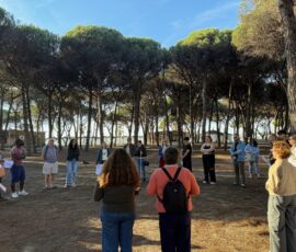 Zajęcia w plenerze nad morzem