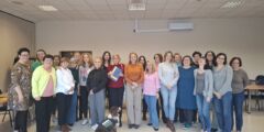 Uczestnicy szkolenia z programów rehabilitacyjnych zorganizowanego w ośrodku "Homer" w Bydgoszczy.